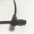 IP68 waterproof 4 pin male to female aviation screw lock connector m12 extension cable connector
